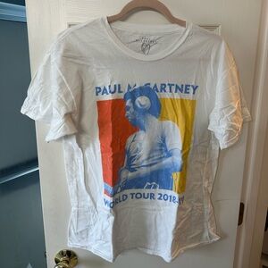 Paul McCartney White Graphic T-Shirt